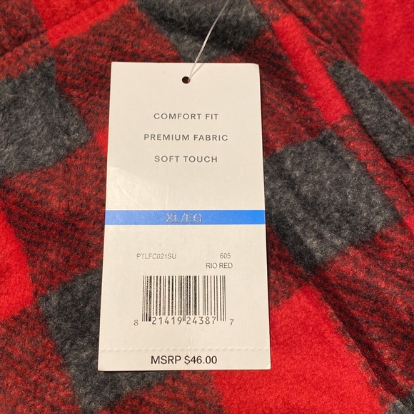 NWT Mens Perry Ellis soft touch sleepwear size XL - Picture 3 of 6